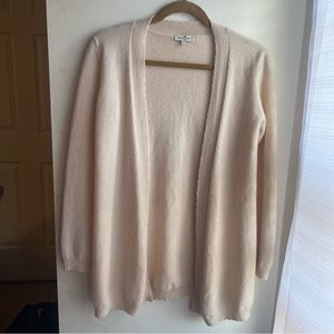 Cortland Park Cream Cashmere Sweater Cardigan Size Medium